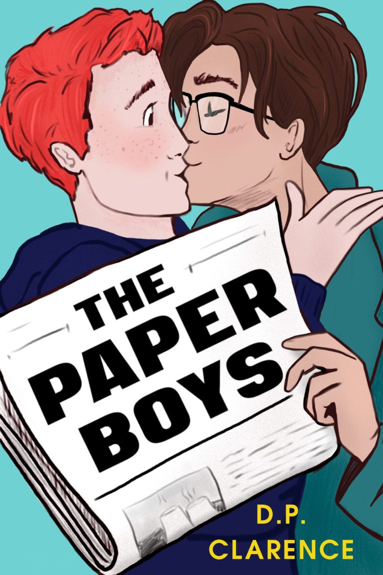 The Paper Boys cover, an LGBTQ+ romantic comedy by DP Clarence